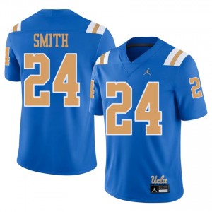 UCLA Jonah Smith #24 Blue Jersey | Durable Embroidery University Football Men Apparel 76570727