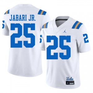 Bruins Kuron Jabari Jr. #25 White Jersey | Elite Stitched Player Football Men Apparel 46732164