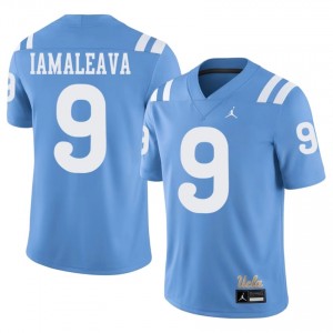 Light Blue Nico Iamaleava #9 UCLA Throwback Jersey | Men University Football Top-Tier Swen 74291061