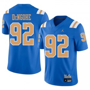 Darold DeNgohe #92 UCLA Jersey | Elite Thread Blue University Football Men Embroidery 50342242