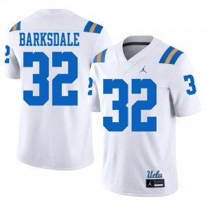 UCLA Derrick Barksdale #32 White Jersey | Premium Stitched NCAA Football Men Apparel 70211506