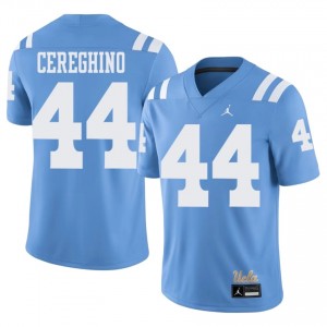 UCLA Bruins Giancarlo Cereghino #44 Light Blue Throwback Jersey | Fresh Swen High School Football Men Apparel 13075813