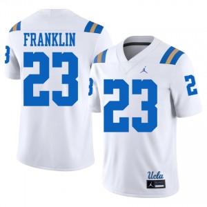 UCLA Johnathan Franklin #23 White Jersey | Premium Stitched NCAA Football Men Apparel 71462196
