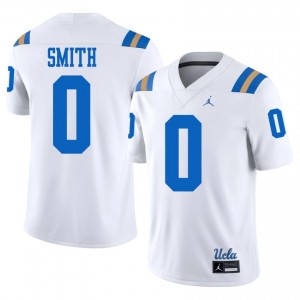 #0 Leland Smith UCLA Bruins White Jersey | Iconic Stitched Men College Football Gear 24980560