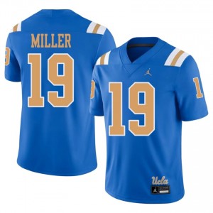 Blue Lennox Miller #19 UCLA Bruins Jersey | Men High School Football Limited Embroidery 39058406