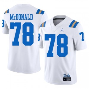 White Michael McDonald #78 UCLA Bruins Jersey | Men High School Football Limited Stitched 44850052