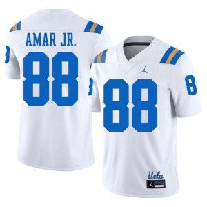 White Stevie Amar Jr. #88 UCLA Jersey | Men NCAA Football Essential Stitched 28907408