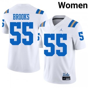 Eugene Brooks #55 Bruins Jersey | Alumni White Player Football Women Stitched 62660753