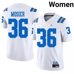 White Wyatt Mosier #36 Bruins Jersey | Women Player Football Classic Stitched 68113702