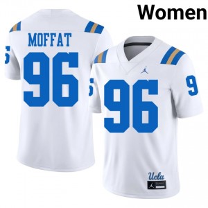 White James Moffat #96 UCLA Bruins Jersey | Women College Football Pro-Grade Stitched 61372752
