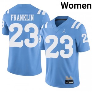 UCLA Bruins Johnathan Franklin #23 Light Blue Throwback Jersey | Exclusive Swen College Football Women Apparel 66097388