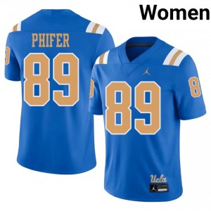 Blue Josh Phifer #89 UCLA Jersey | Women NCAA Football Essential Embroidery 28443789