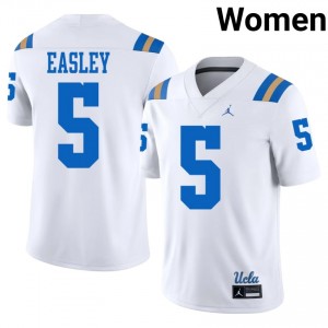 Kenny Easley #5 UCLA Bruins Jersey | Gameday White College Football Women Stitched 37416609