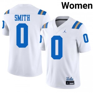 UCLA Bruins Leland Smith #0 White Jersey | Fresh Stitched High School Football Women Apparel 44611949