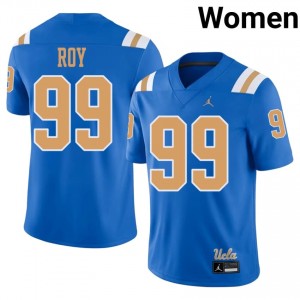 Maxwell Roy #99 Bruins Jersey | Alumni Blue Player Football Women Embroidery 18029691