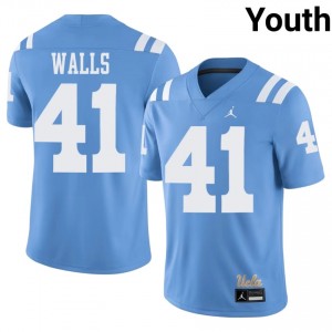 #41 Jewelous Walls UCLA Light Blue Throwback Jersey | Officially Licensed Stitch Youth University Football Gear 42857422