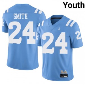 Bruins Jonah Smith #24 Light Blue Throwback Jersey | Elite Swen Player Football Youth Apparel 22737524