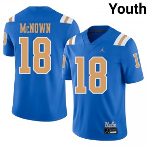 UCLA Bruins Cade McNown #18 Blue Jersey | Fresh Embroidery High School Football Youth Apparel 26370527