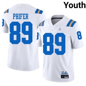 White Josh Phifer #89 UCLA Bruins Jersey | Youth College Football Pro-Grade Stitched 63116461