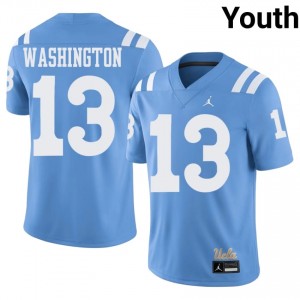 Light Blue Kenny Washington #13 Bruins Throwback Jersey | Youth Player Football Classic Swen 71536934