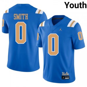 Blue Leland Smith #0 UCLA Bruins Jersey | Youth College Football Pro-Grade Embroidery 76932380