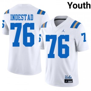 White Mack Indestad #76 UCLA Jersey | Youth NCAA Football Essential Stitched 37730583
