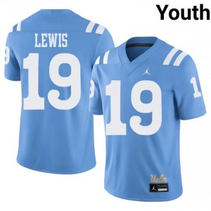 Marcedes Lewis #19 UCLA Bruins Throwback Jersey | Gameday Light Blue College Football Youth Stitch 87623917