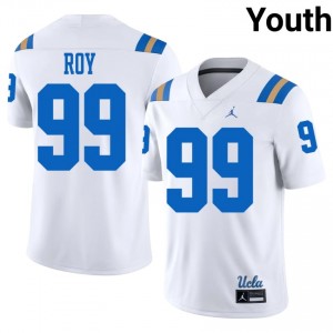 Maxwell Roy #99 UCLA Jersey | Genuine White NCAA Football Youth Stitched 85811512