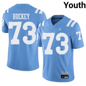 UCLA Bruins Quinn Buckey #73 Light Blue Throwback Jersey | Exclusive Swen College Football Youth Apparel 88101370