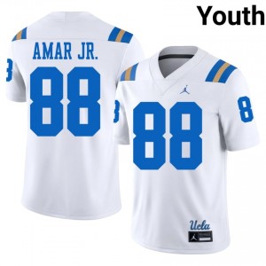 Bruins Stevie Amar Jr. #88 White Jersey | Elite Stitched Player Football Youth Apparel 71331668