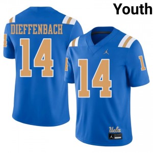 Blue Ty Dieffenbach #14 UCLA Bruins Jersey | Youth High School Football Limited Embroidery 29701258
