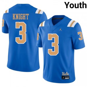 Wayne Knight #3 Bruins Jersey | Alumni Blue Player Football Youth Embroidery 42473942